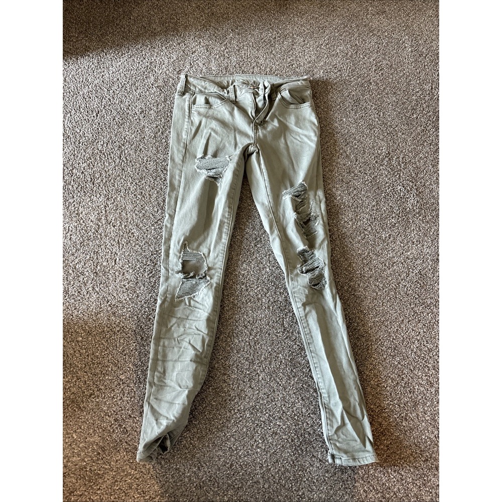 American Eagle‎ Distressed Mid Rise Jeans Size 4
